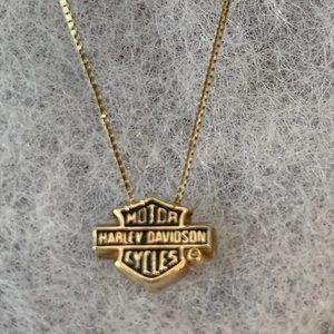 Black Hills Gold Harley Davidson Necklace